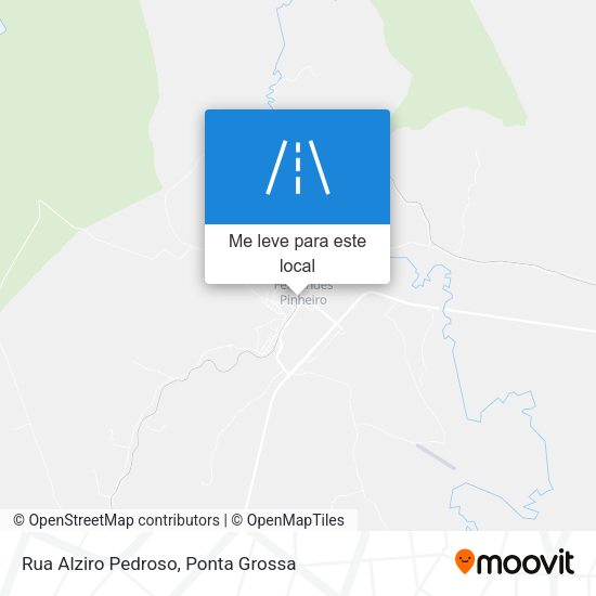 Rua Alziro Pedroso mapa