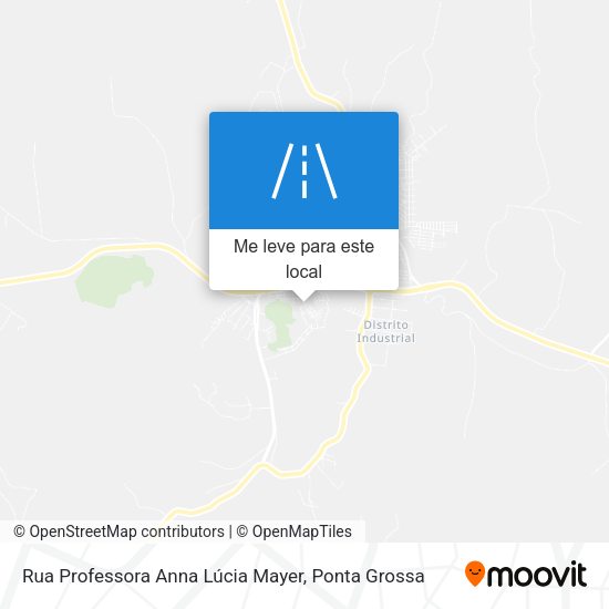 Rua Professora Anna Lúcia Mayer mapa