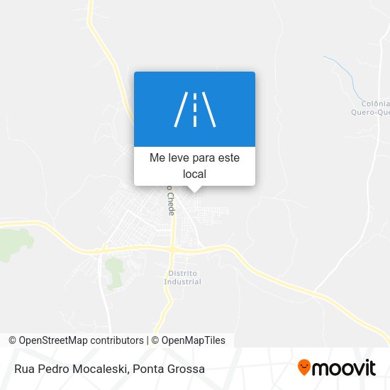 Rua Pedro Mocaleski mapa