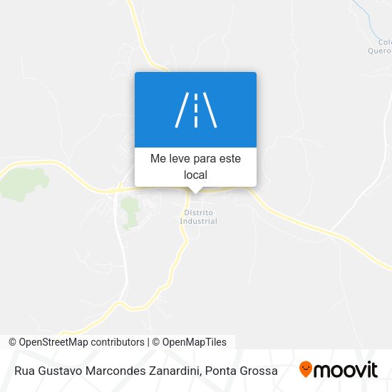 Rua Gustavo Marcondes Zanardini mapa