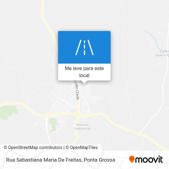 Rua Sebastiana Maria De Freitas mapa
