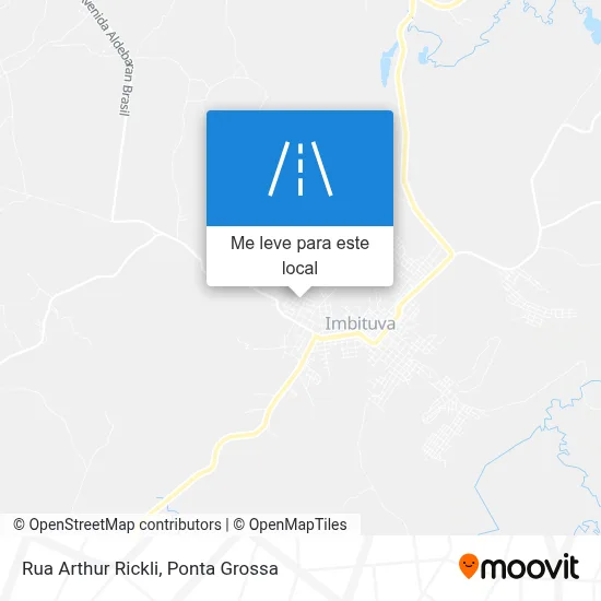 Rua Arthur Rickli mapa