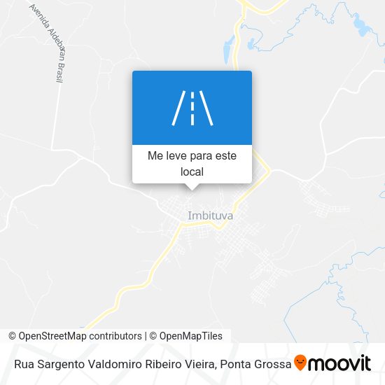 Rua Sargento Valdomiro Ribeiro Vieira mapa