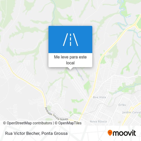Rua Victor Becher mapa
