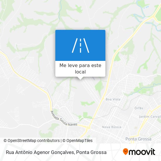 Rua Antônio Agenor Gonçalves mapa