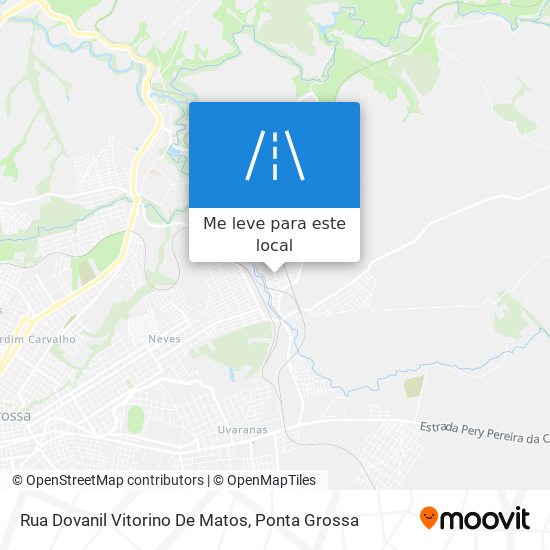 Rua Dovanil Vitorino De Matos mapa