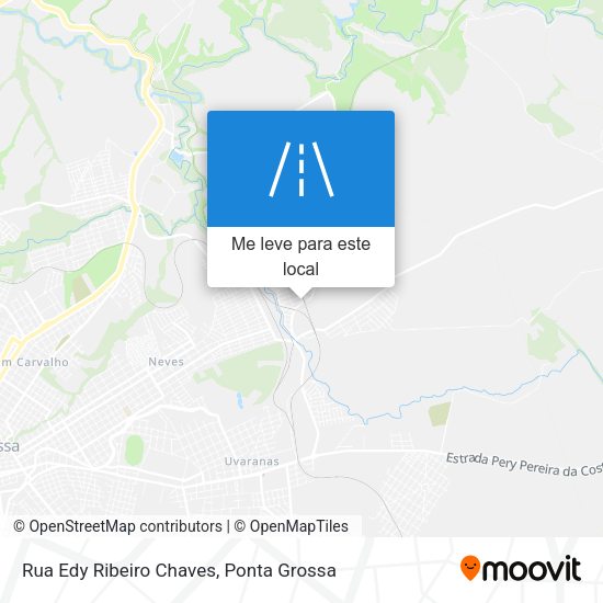 Rua Edy Ribeiro Chaves mapa