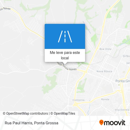 Rua Paul Harris mapa