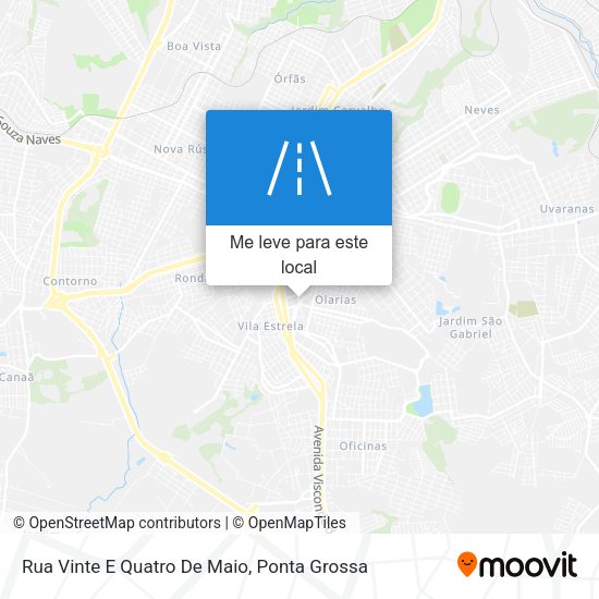 Rua Vinte E Quatro De Maio mapa