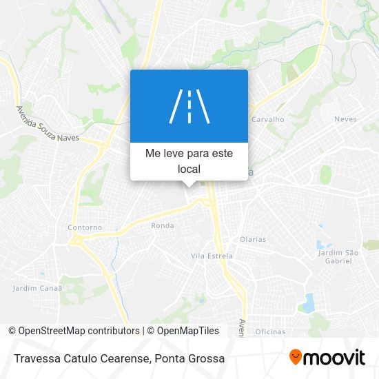 Travessa Catulo Cearense mapa