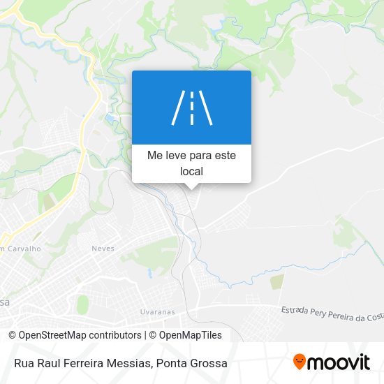 Rua Raul Ferreira Messias mapa