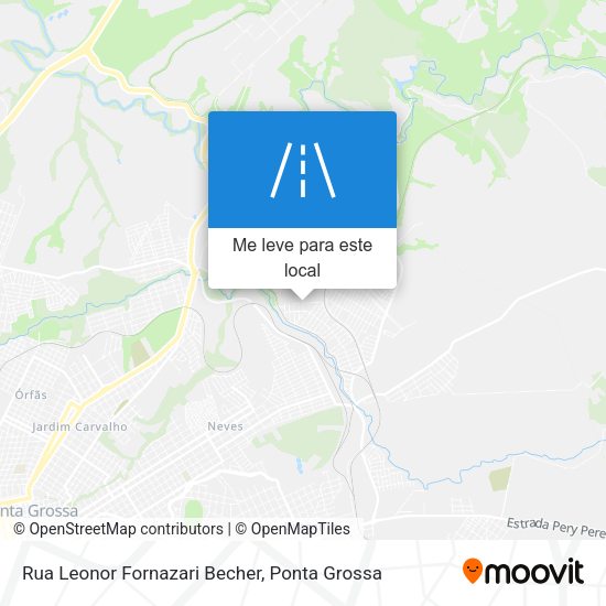 Rua Leonor Fornazari Becher mapa
