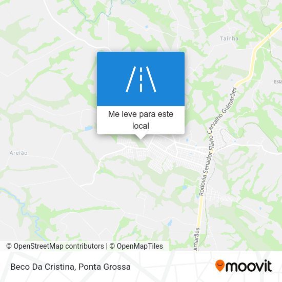 Beco Da Cristina mapa