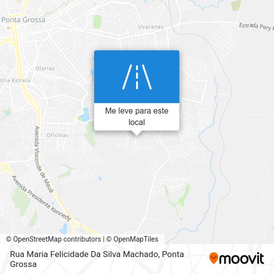 Rua Maria Felicidade Da Silva Machado mapa