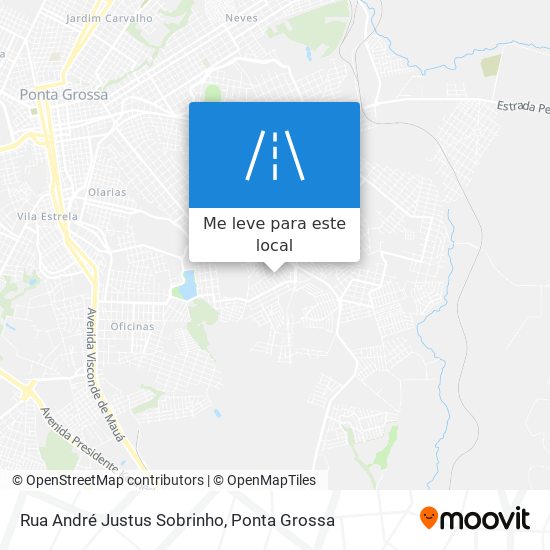 Rua André Justus Sobrinho mapa