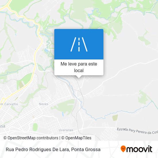Rua Pedro Rodrigues De Lara mapa