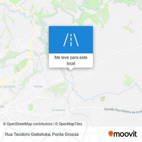 Rua Teodoro Giebeluka mapa