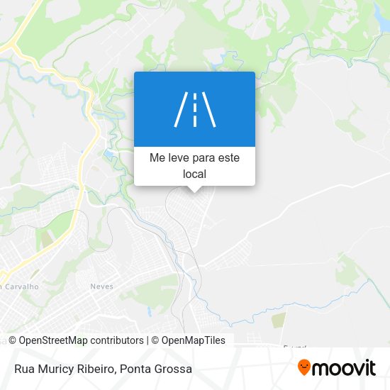 Rua Muricy Ribeiro mapa