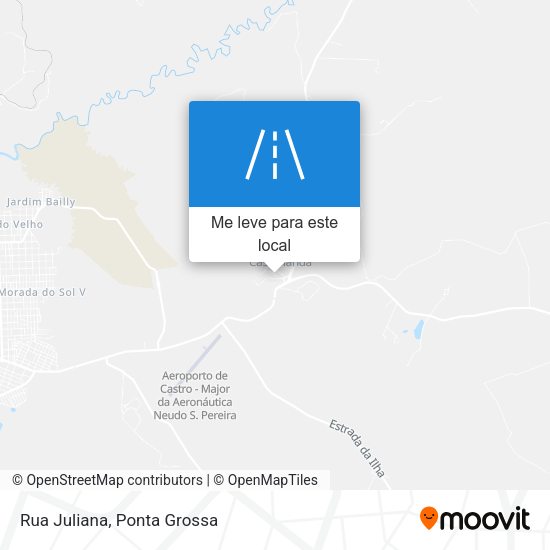 Rua Juliana mapa