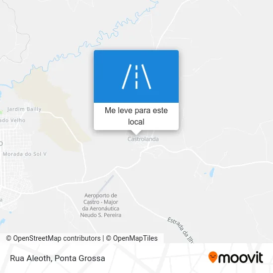 Rua Aleoth mapa