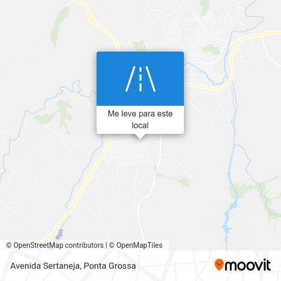 Avenida Sertaneja mapa
