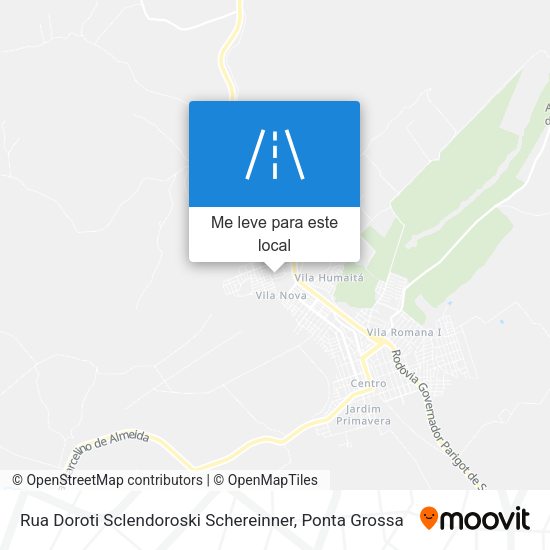Rua Doroti Sclendoroski Schereinner mapa