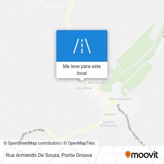 Rua Armando De Souza mapa