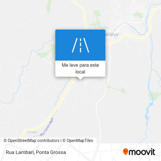Rua Lambari mapa