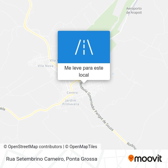 Rua Setembrino Carneiro mapa