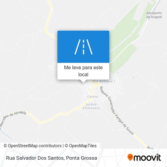 Rua Salvador Dos Santos mapa