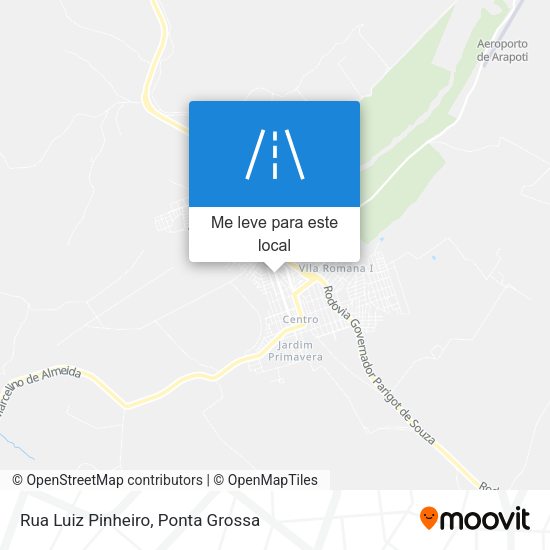 Rua Luiz Pinheiro mapa