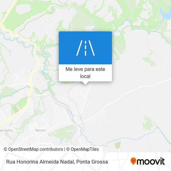 Rua Honorina Almeida Nadal mapa