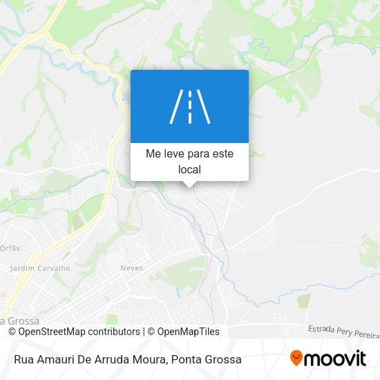 Rua Amauri De Arruda Moura mapa