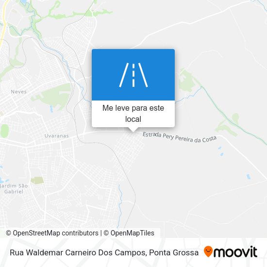 Rua Waldemar Carneiro Dos Campos mapa