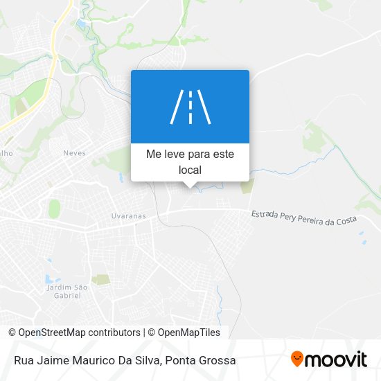 Rua Jaime Maurico Da Silva mapa