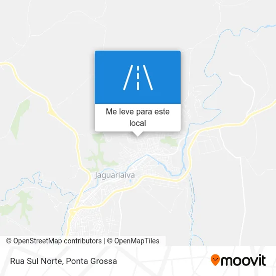 Rua Sul Norte mapa