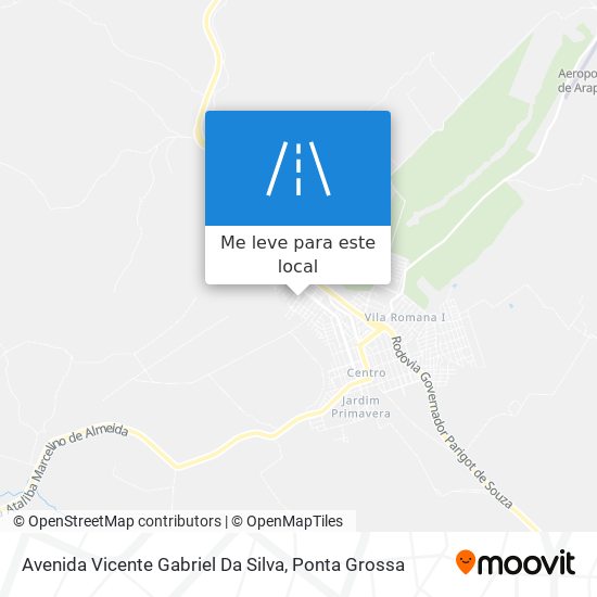 Avenida Vicente Gabriel Da Silva mapa