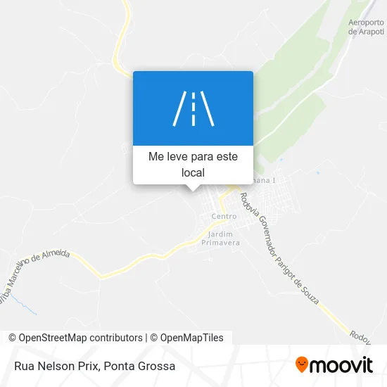 Rua Nelson Prix mapa