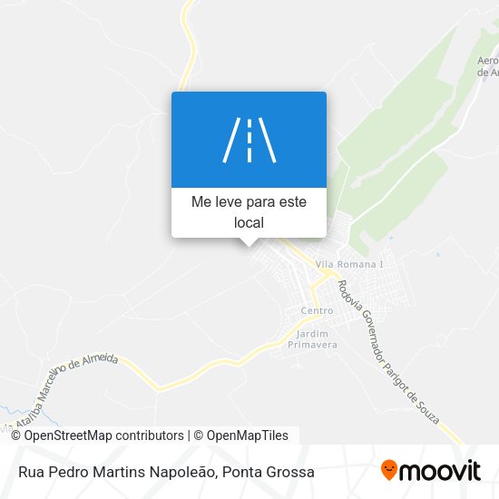 Rua Pedro Martins Napoleão mapa