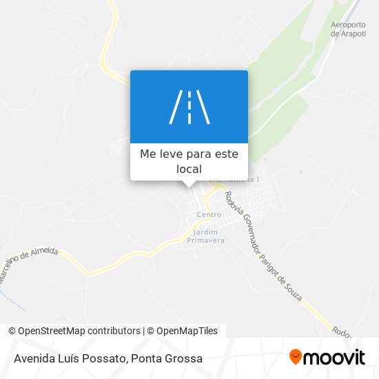 Avenida Luís Possato mapa