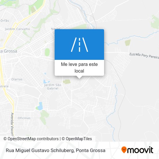 Rua Miguel Gustavo Schiluberg mapa