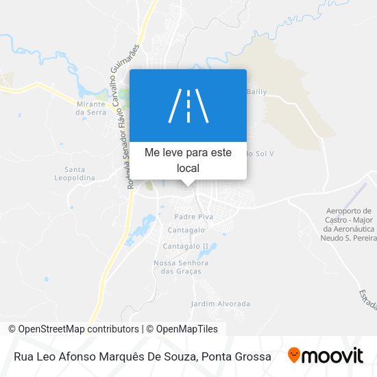 Rua Leo Afonso Marquês De Souza mapa