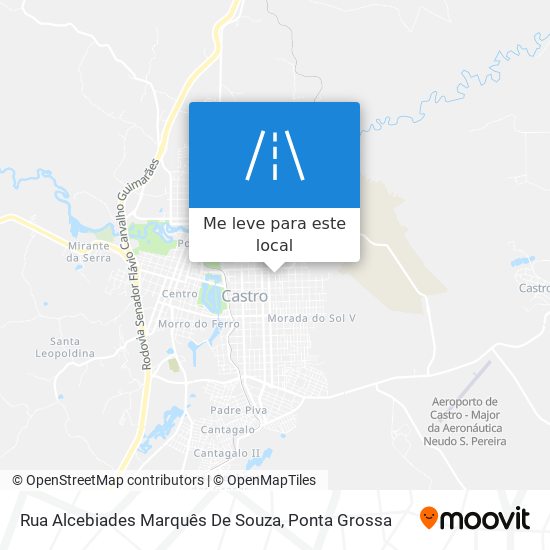 Rua Alcebiades Marquês De Souza mapa