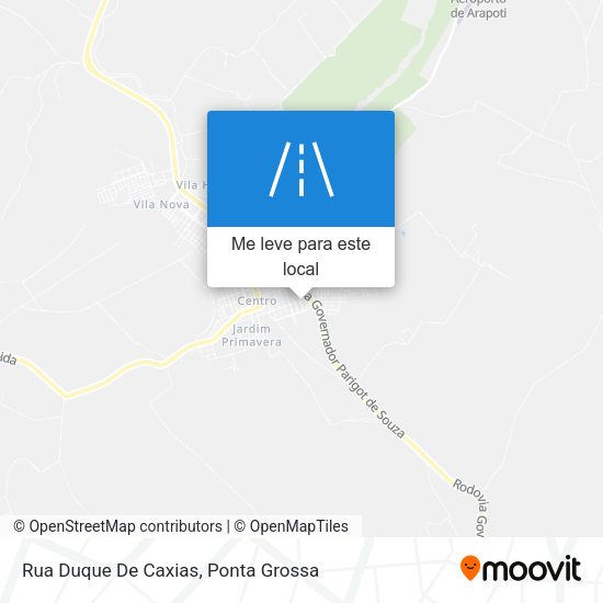 Rua Duque De Caxias mapa