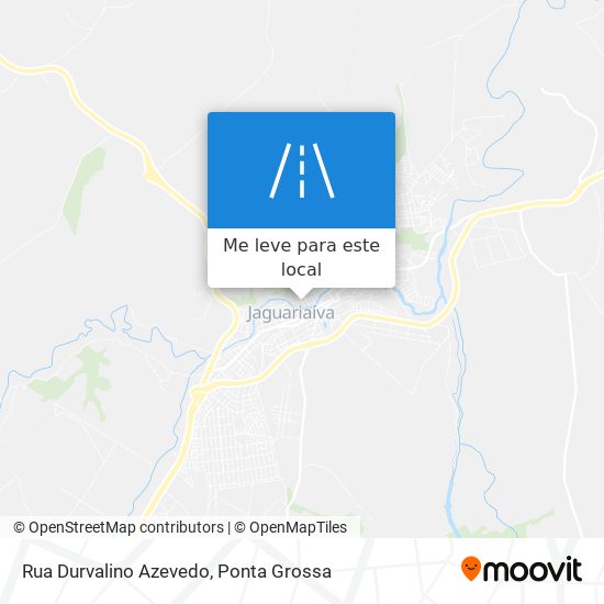 Rua Durvalino Azevedo mapa