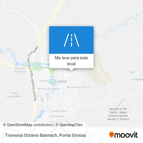 Travessa Octavio Bannach mapa