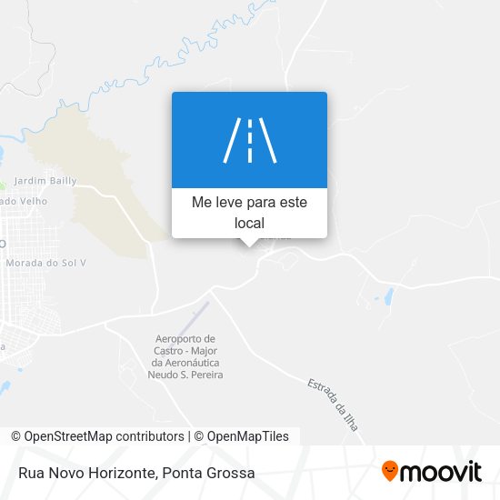 Rua Novo Horizonte mapa