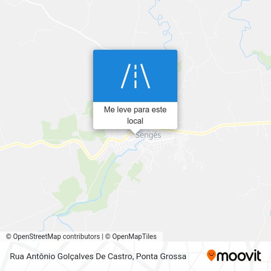Rua Antônio Golçalves De Castro mapa