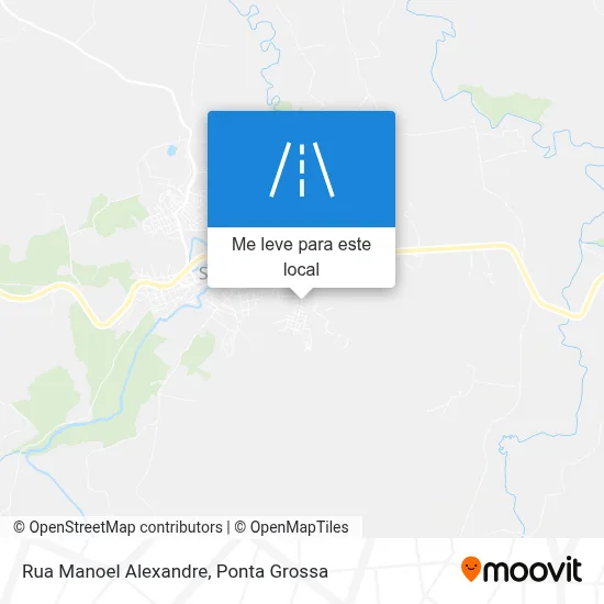 Rua Manoel Alexandre mapa