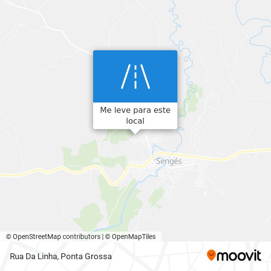 Rua Da Linha mapa